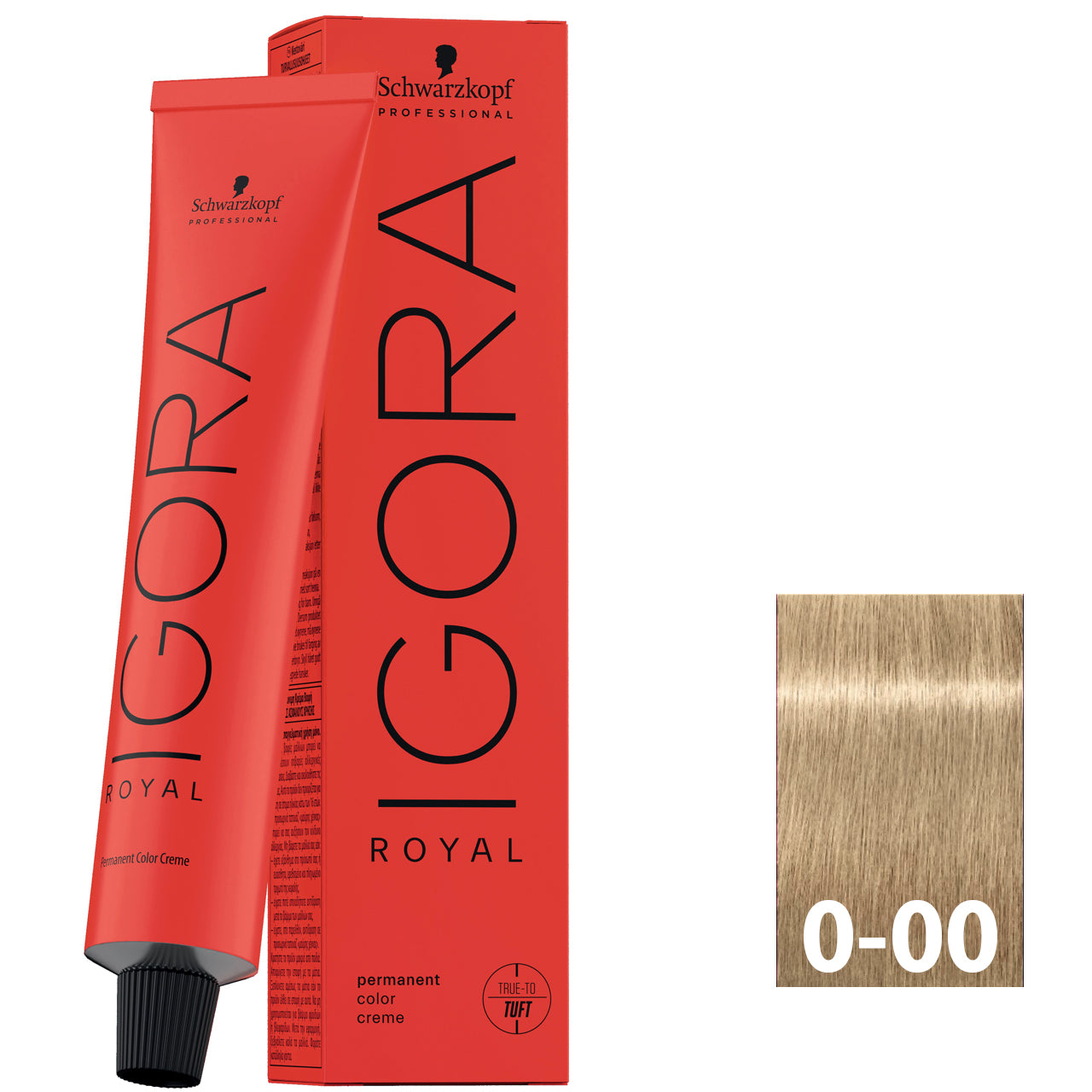 Schwarzkopf Igora Royal Booster/Neutraliser 0-00 60ML - Clear Booster/Neutralizer