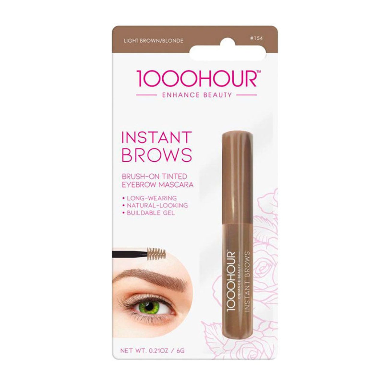 1000 Hour Instant Brows Light Brown/Blonde 6g in its packaging.