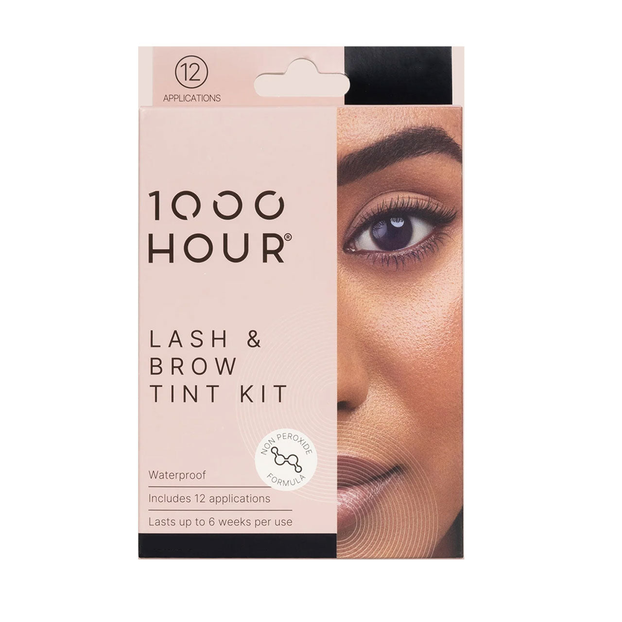 1000 Hour Lash And Brow Dye Kit Non Peroxide Medium Brown