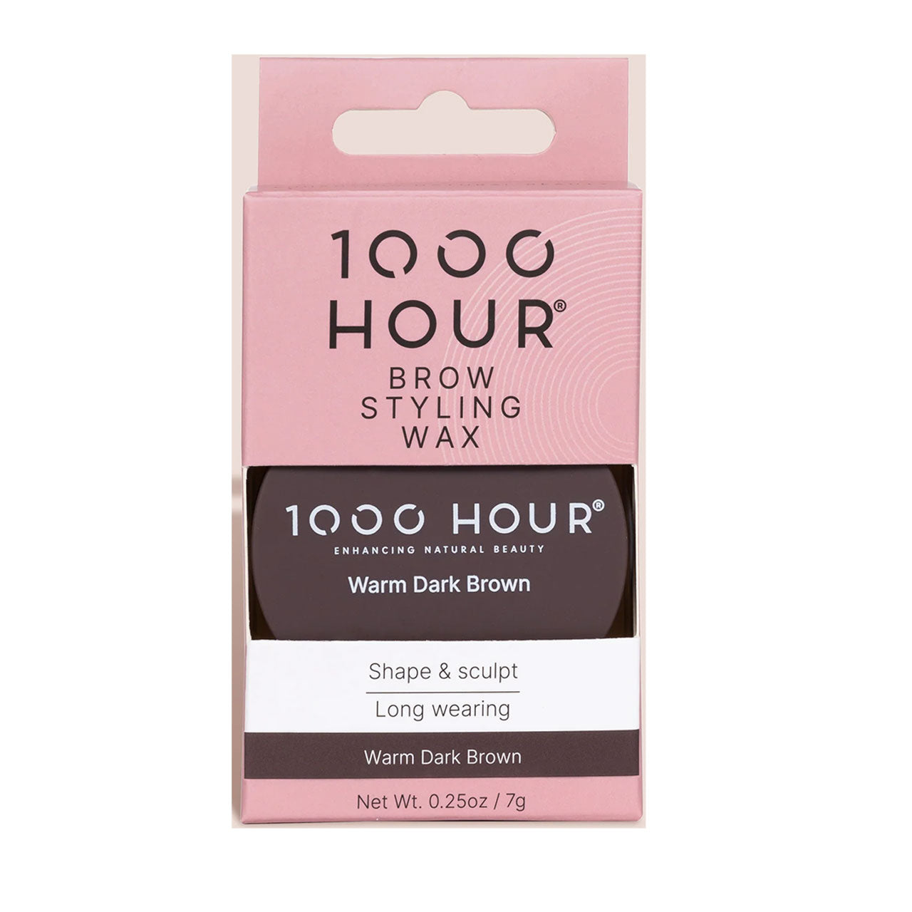 1000 HOUR Brow Styling Wax Warm Dark Brown