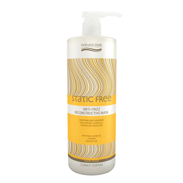 Natural Look Static Free Anti-Frizz Reconstructive Mask 1L