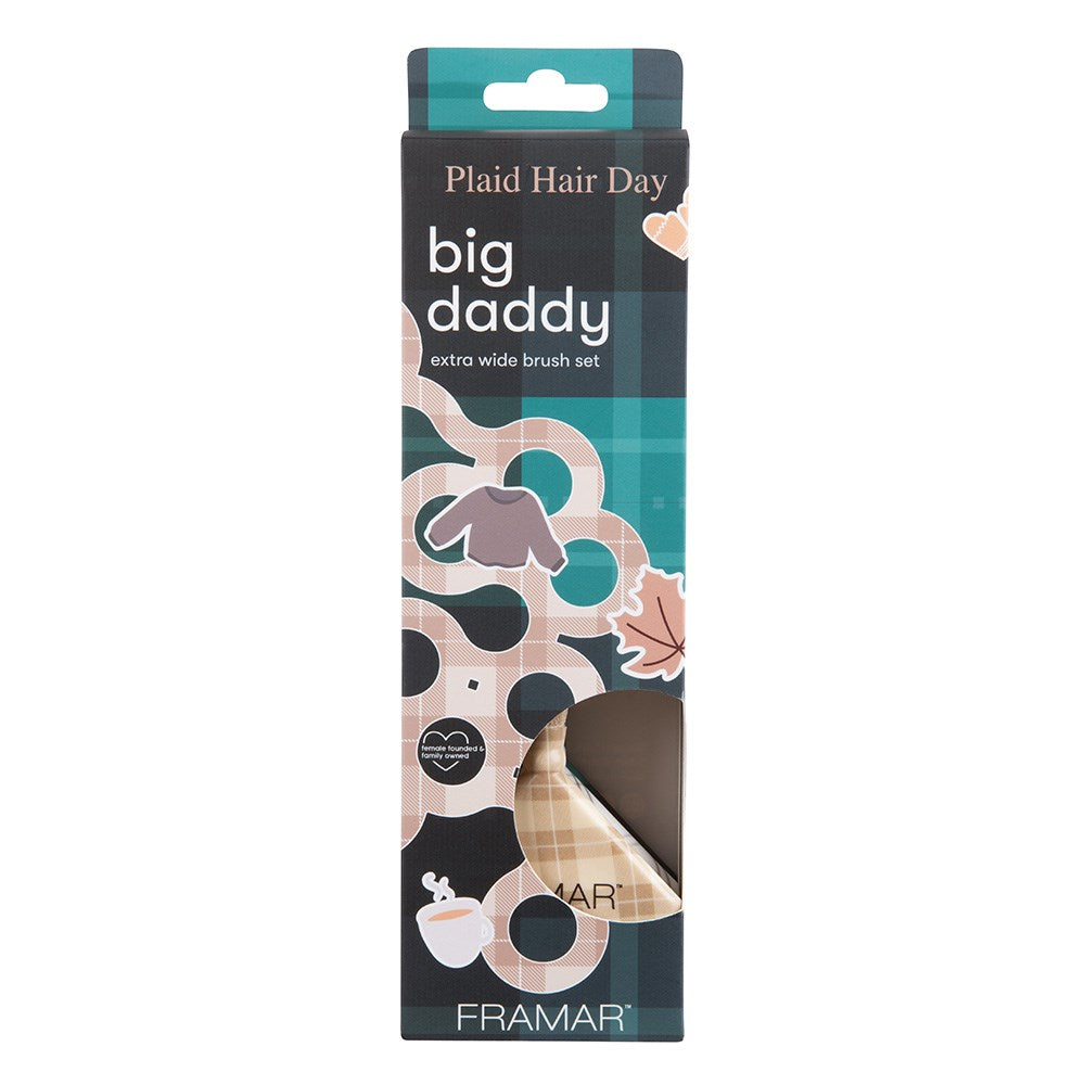 Framar Plaid Hair Day Big Daddy 3PK Tint Brush