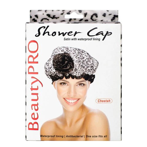 Beauty Pro Shower Cap Cheetah