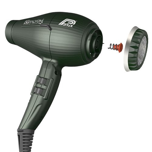 Parlux Digitalyon Hair Dryer And Diffuser Anthracite