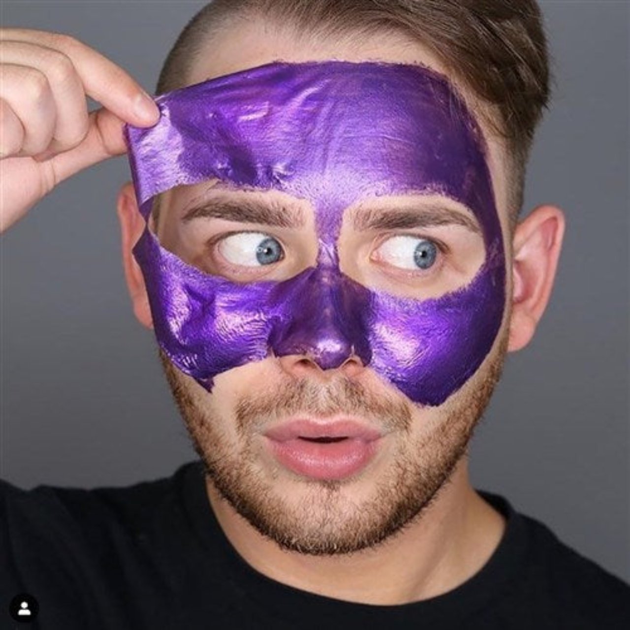 Omg Platinum Purple Facial Detox Bubbling Mask
