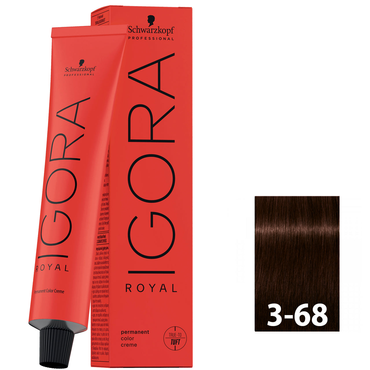 Schwarzkopf Igora Royal 3-68 - Dark Brown Red Violet 60ML