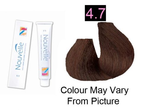Nouvelle - Permanent Hair Color 4.7 Ebony 100ml