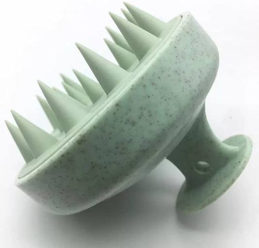 Scalp Shampoo Silicone Brush Green