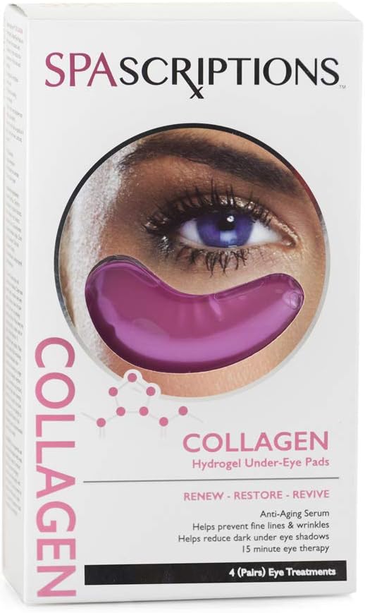 Spa Scriptions Collagen Hydrogel Under Eye Pads 4 Pairs