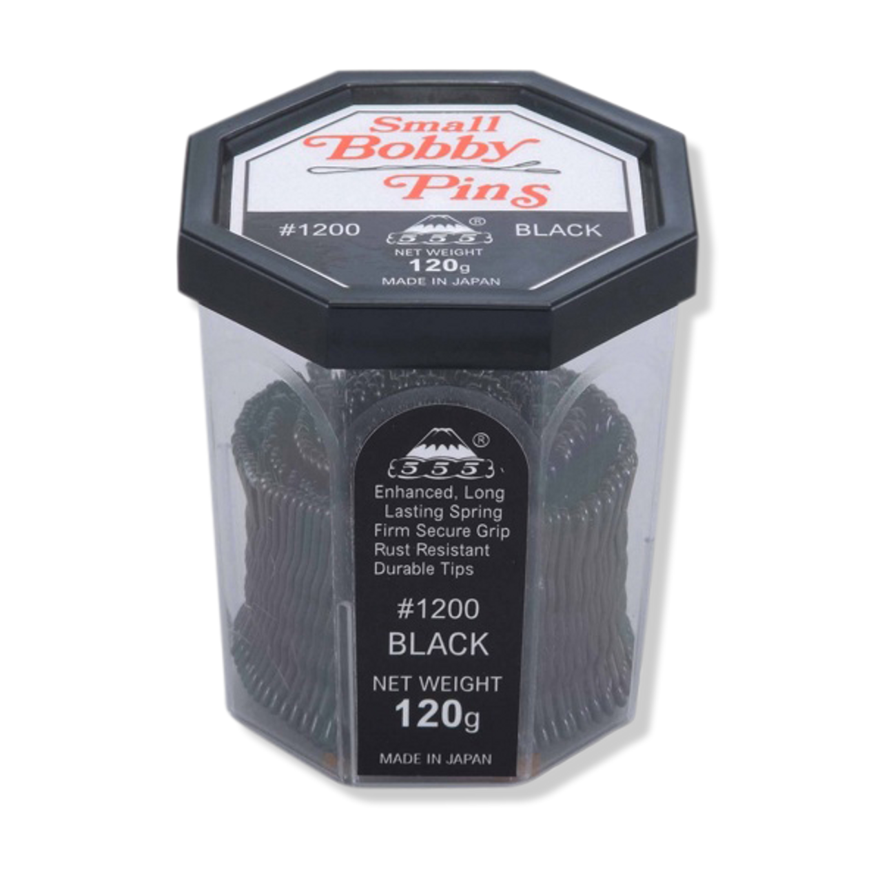 555 Small Bobby Pins 1.5 inch Black 100G