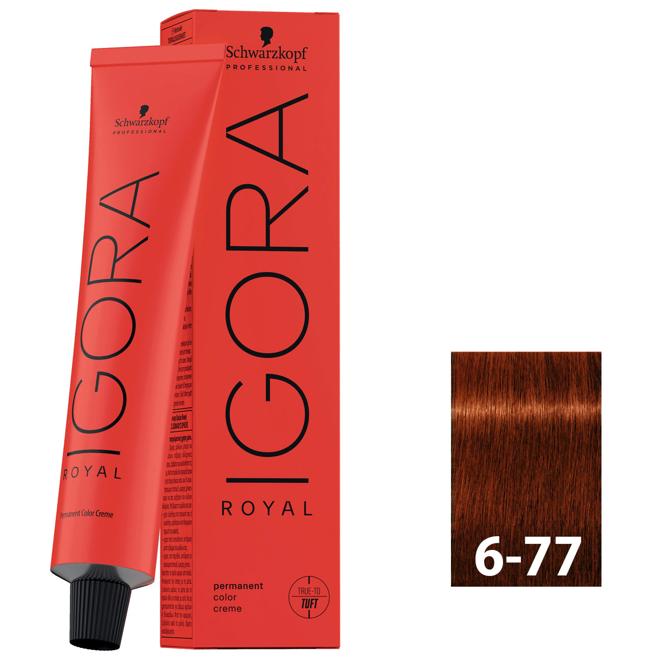 Schwarzkopf Igora Royal 6-77 60ML - Dark Blonde Copper Extra
