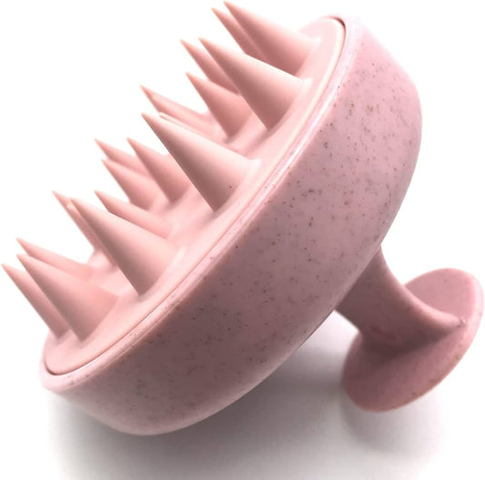 Scalp Shampoo Silicone Brush Pink