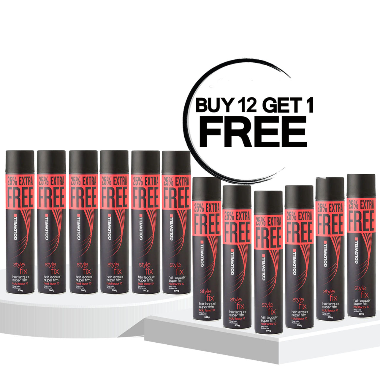 Goldwell hair Lacquer 500g Bundle PACK 13PC (ONLINE ONLY)
