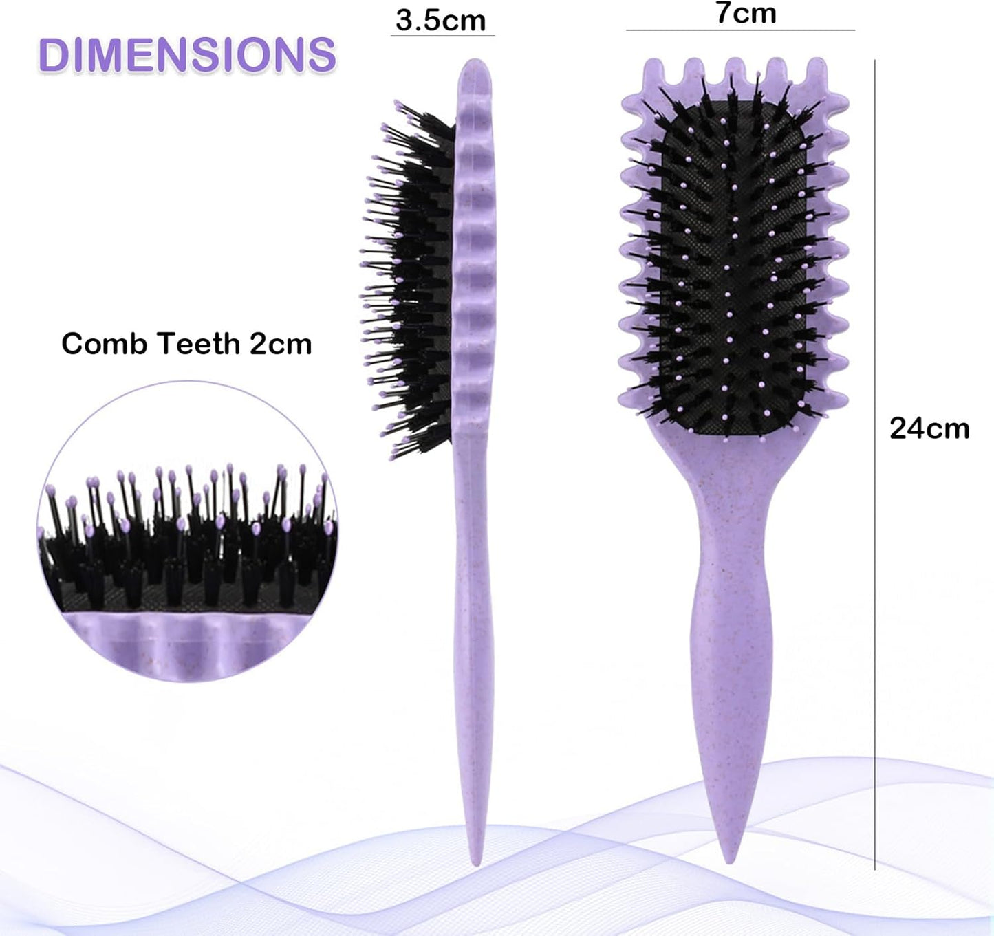 Wonder Brush Curly Brush Blue