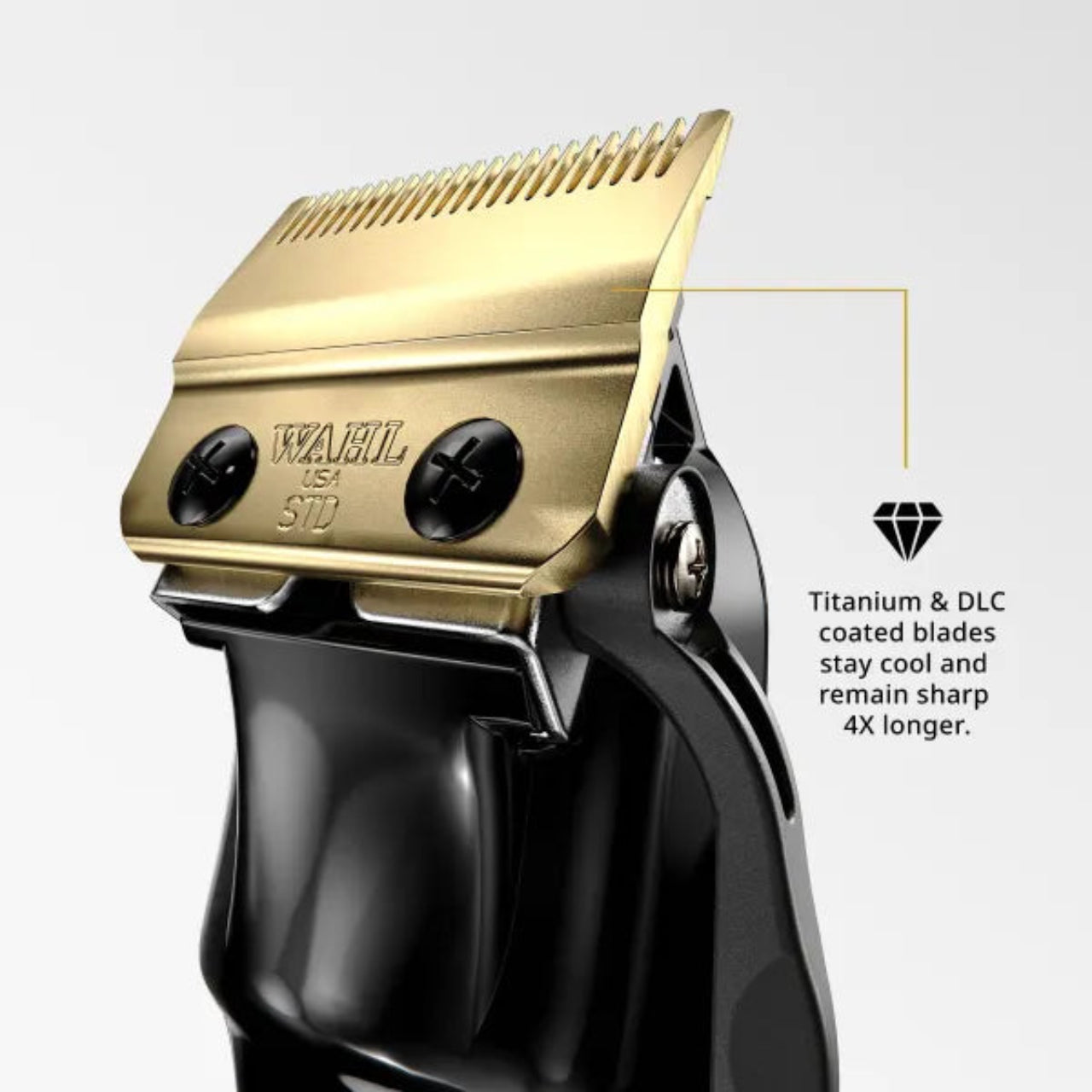 Black Magic Clip Professional Barber Clipper in Use