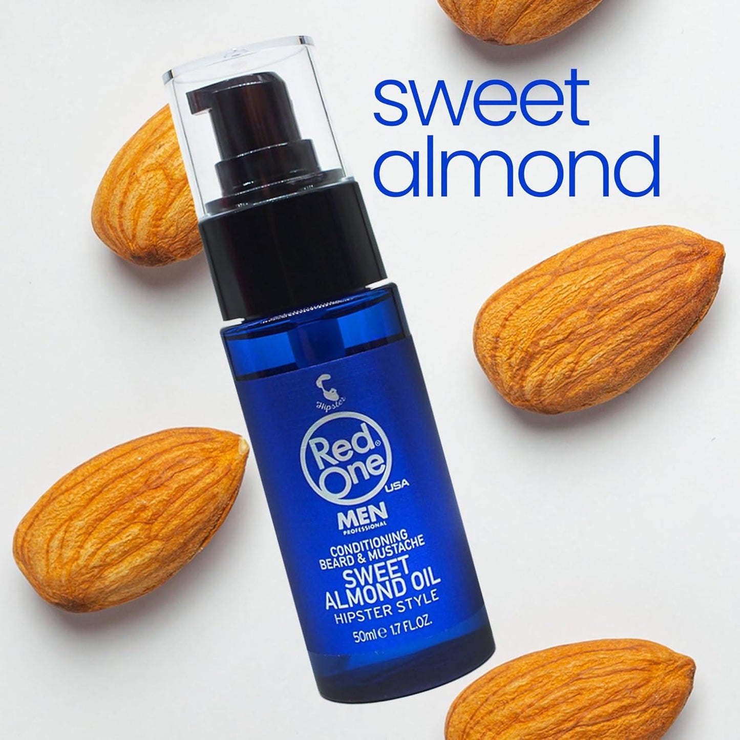 Redone Conditioning Beard And Mustache Sweet Almond Oil Hipster Style 50ml