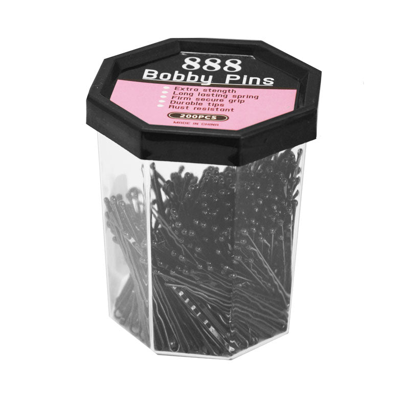 888 Bobby Pins Black 2In 200Pcs