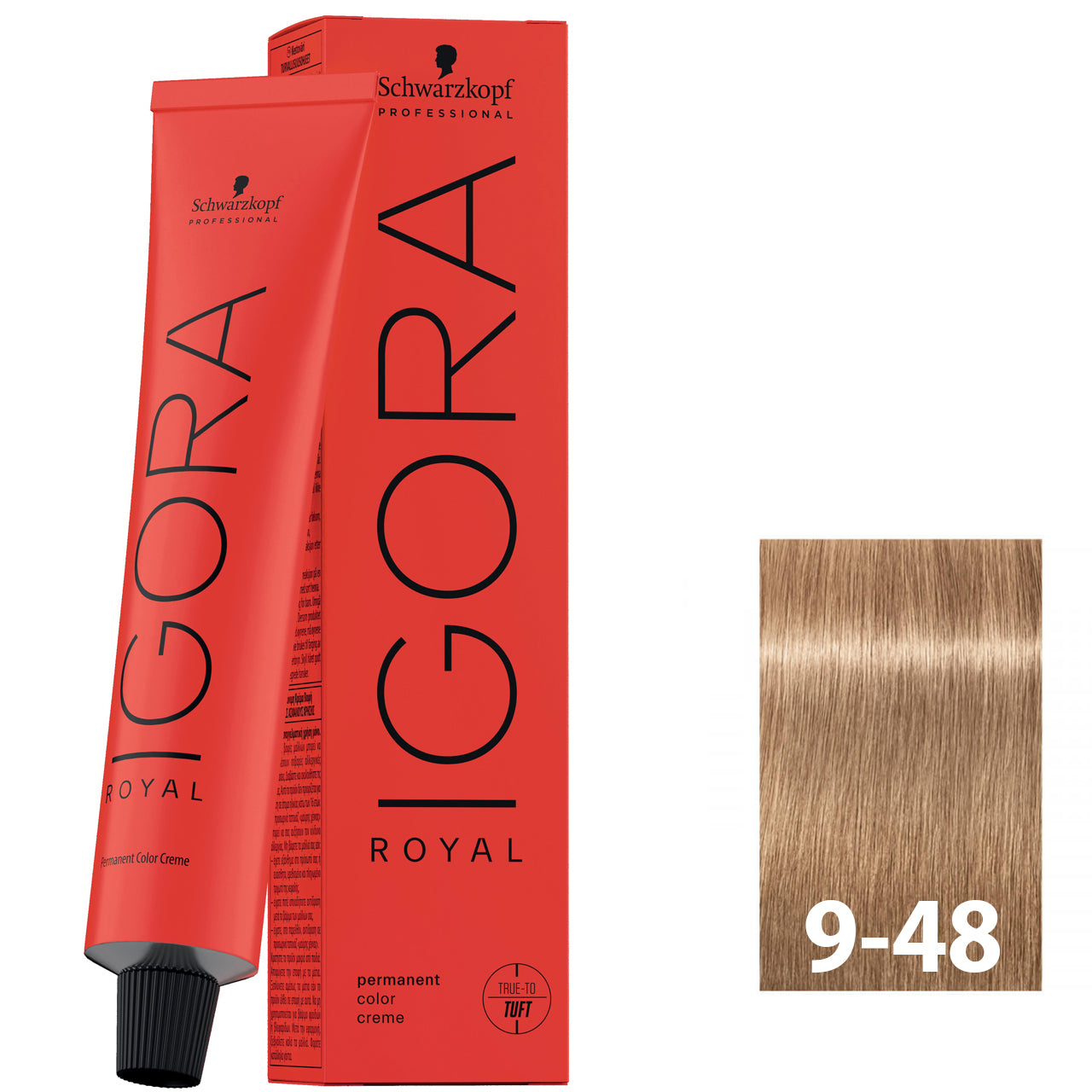 Schwarzkopf Igora Royal 9-48 60ML - Very Light Blonde Beige Red