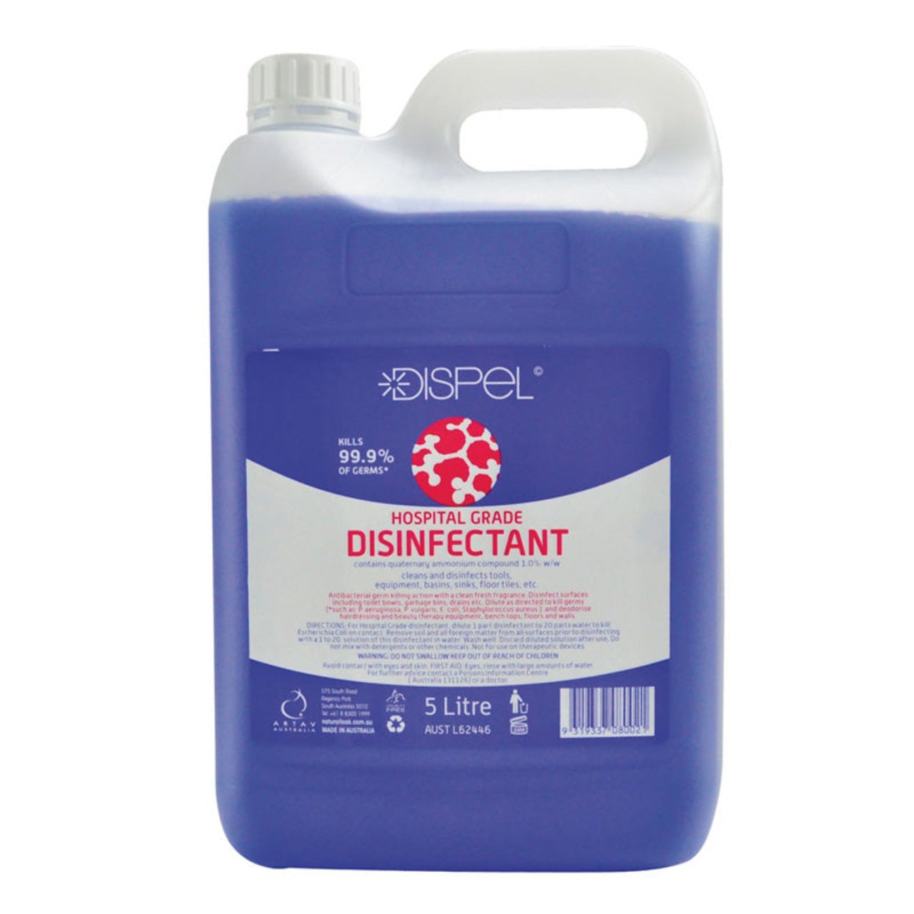 Dispel Hospital Grade Disinfected 5L