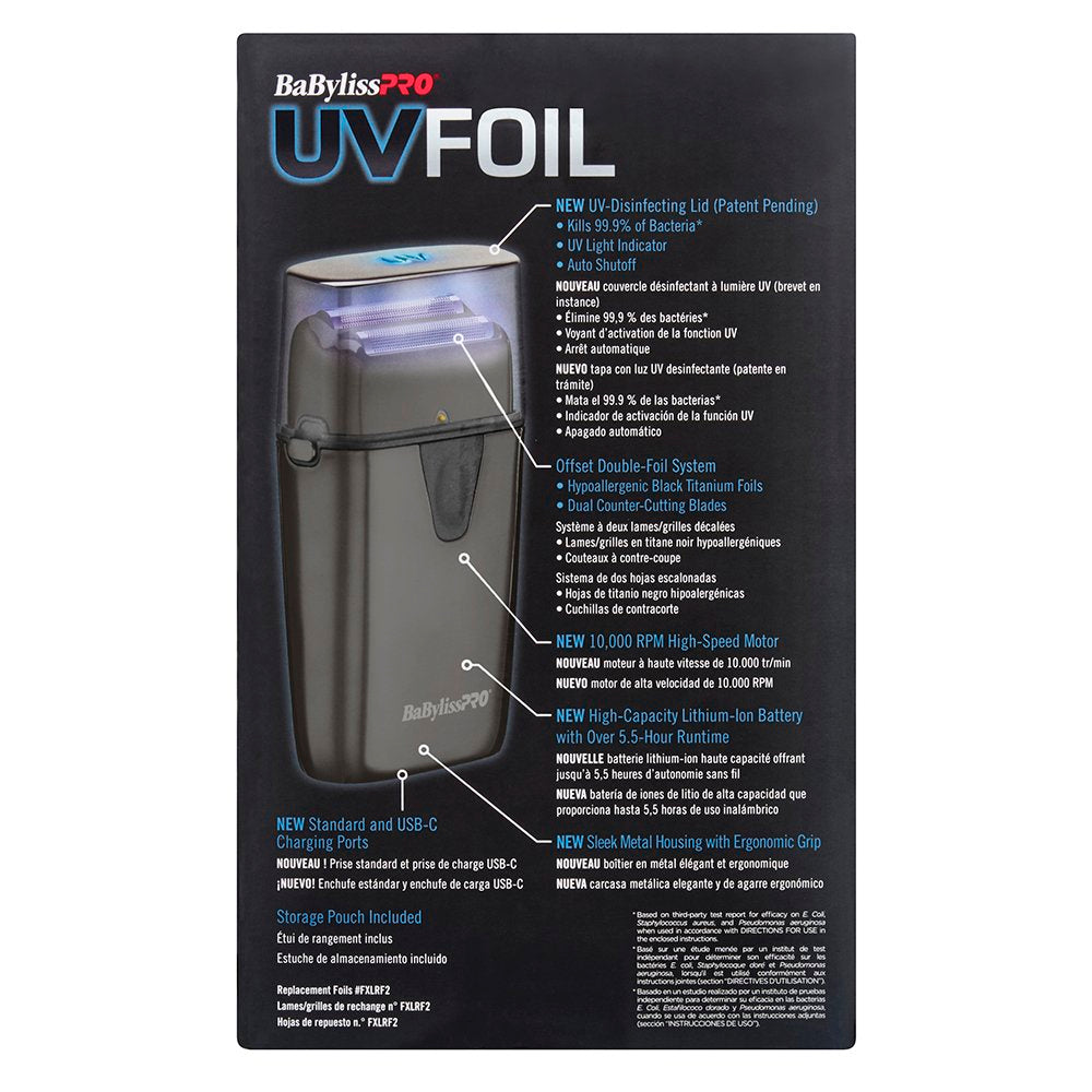 Babyliss Pro UV Double Foil Shaver