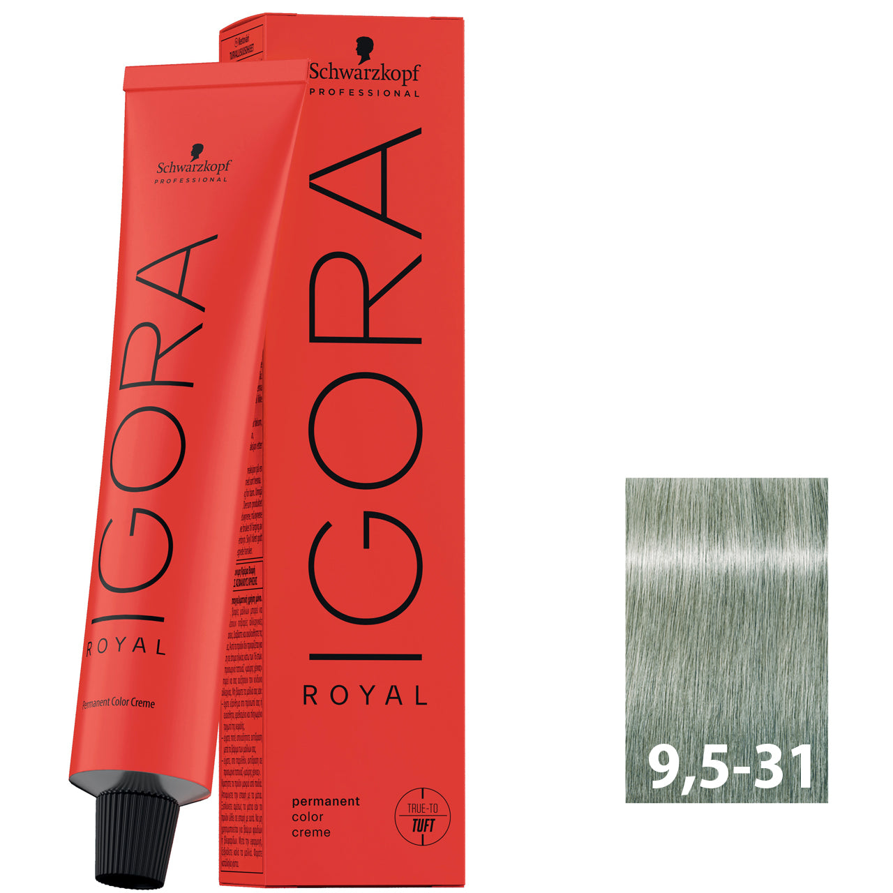 Schwarzkopf Igora Royal 9,5-31 60ML - Pastel Lightening Gold Ash