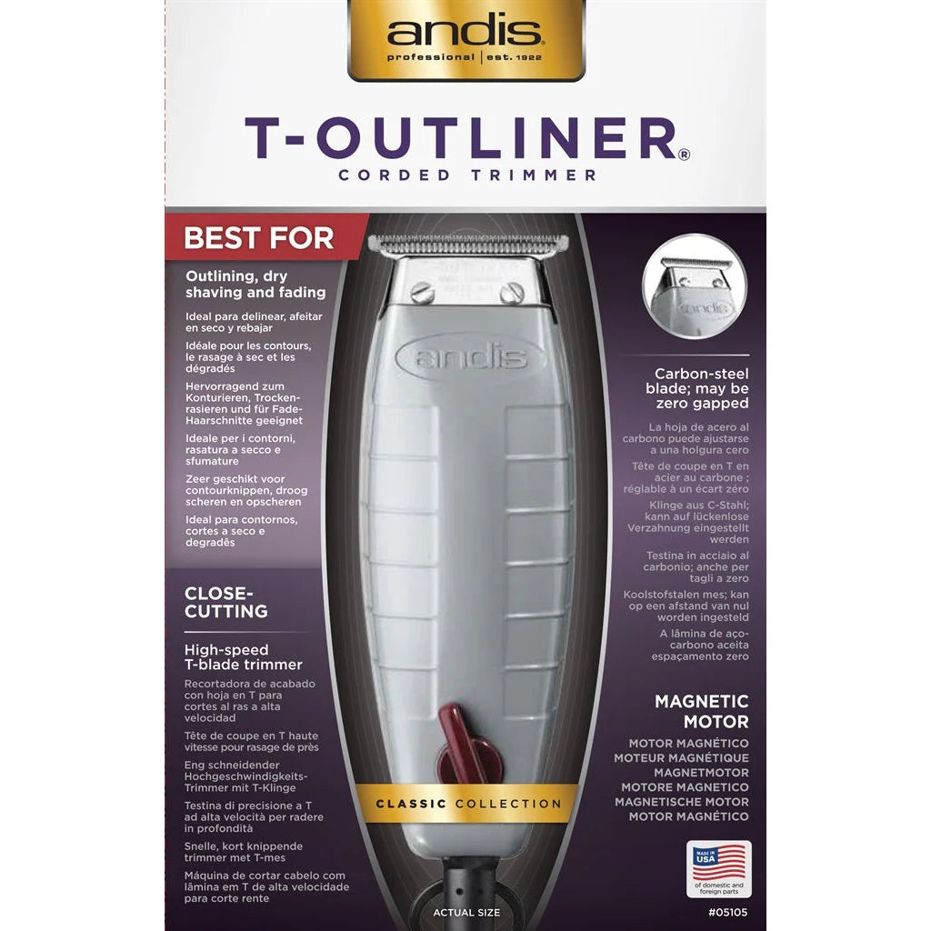 Andis T-Outliner Pro Corded Trimmer (G-I)