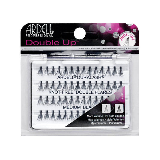 Ardell Double Up Knot Free Double Flares Medium Black