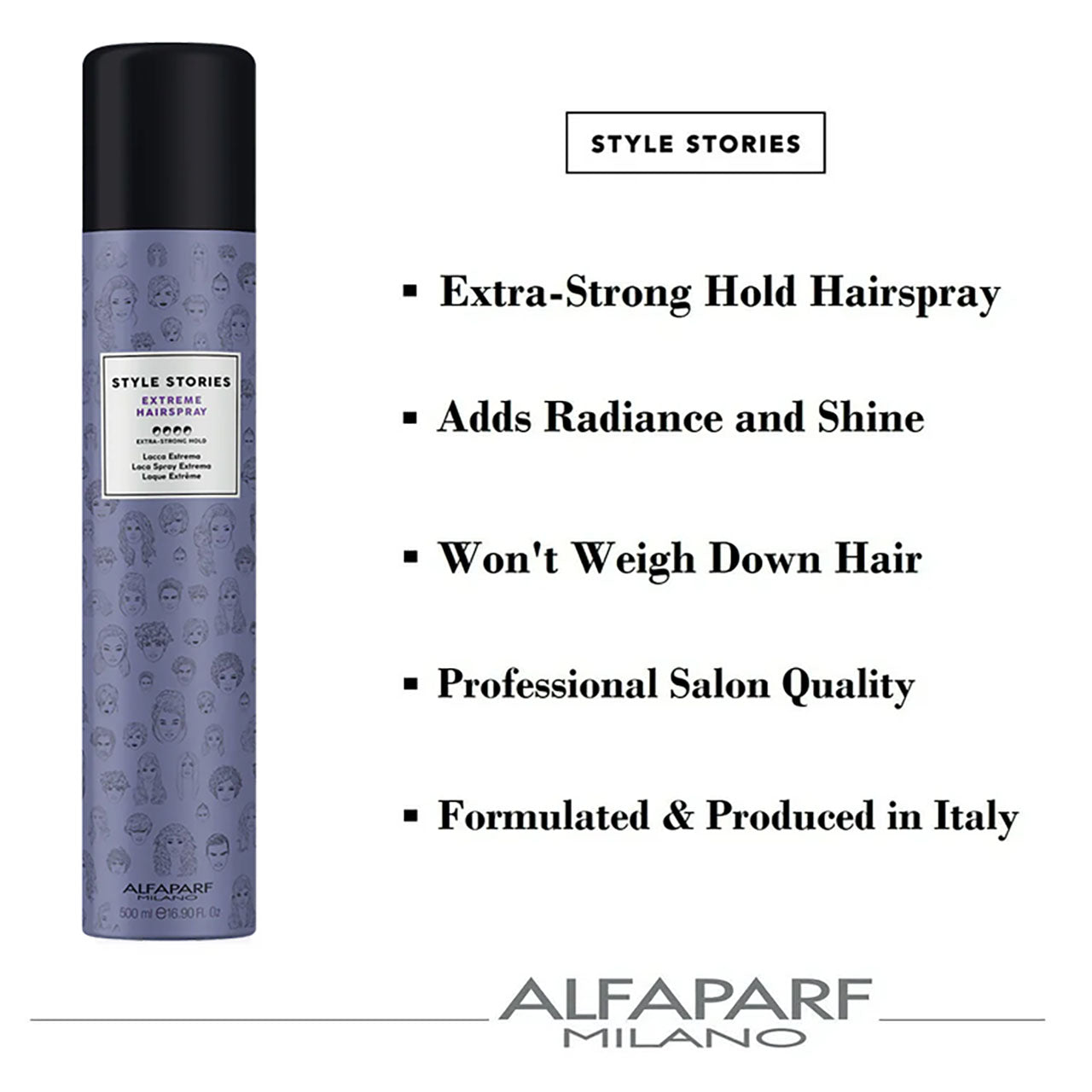 Alfaparf Milano Style Stories Extreme Hairspray 500ML