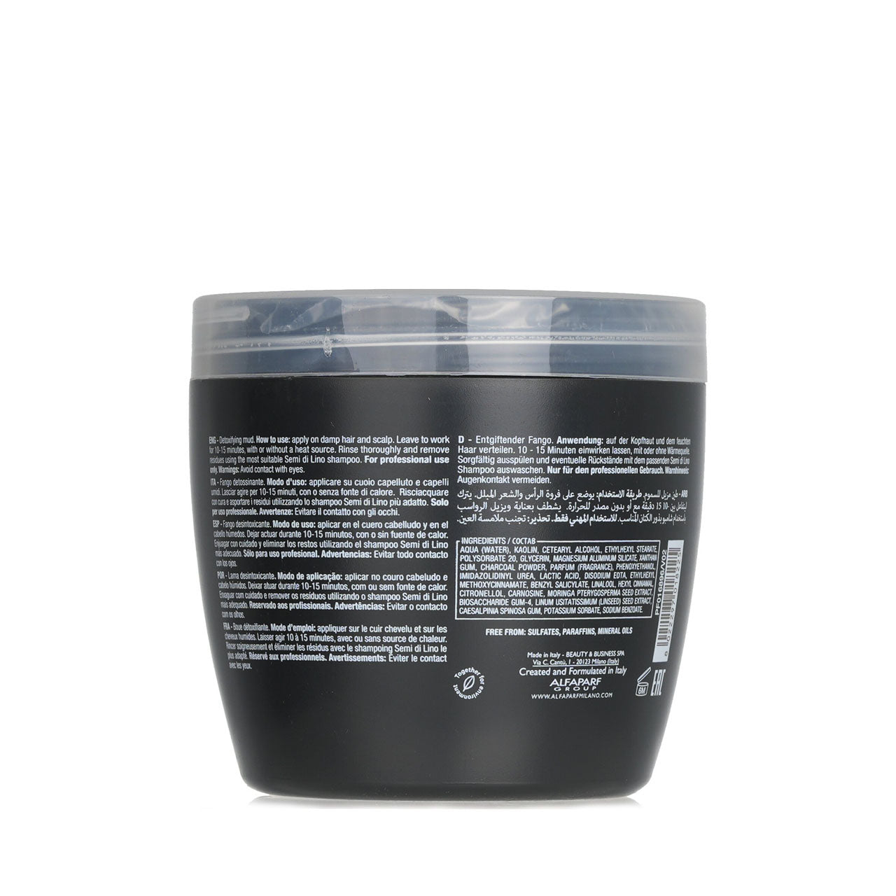 Alfaparf Milano Semi Di Lino Sublime Detoxifying Mud 500ML