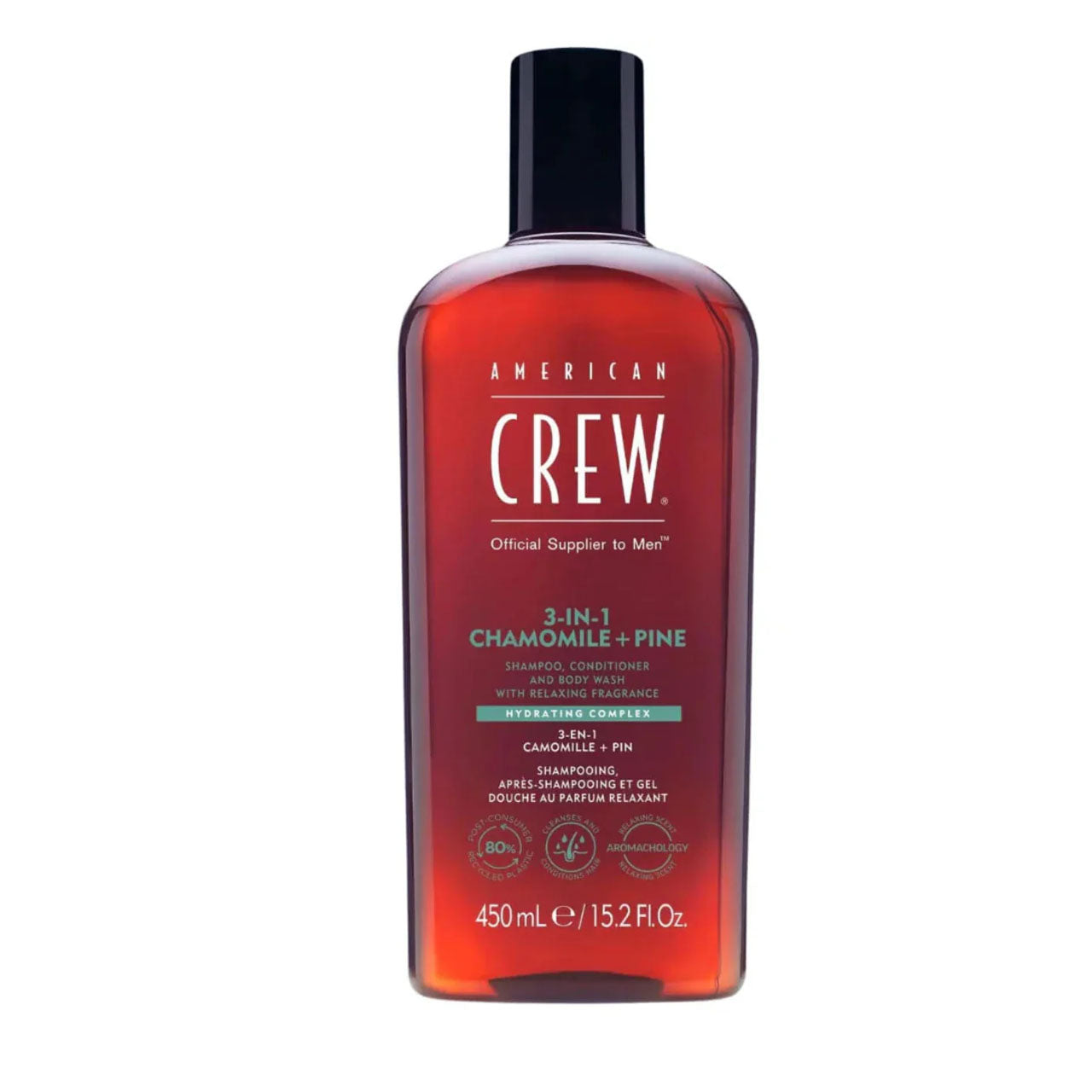American Crew 3-In-1 Chamomile+Pine  Shampoo 450ML