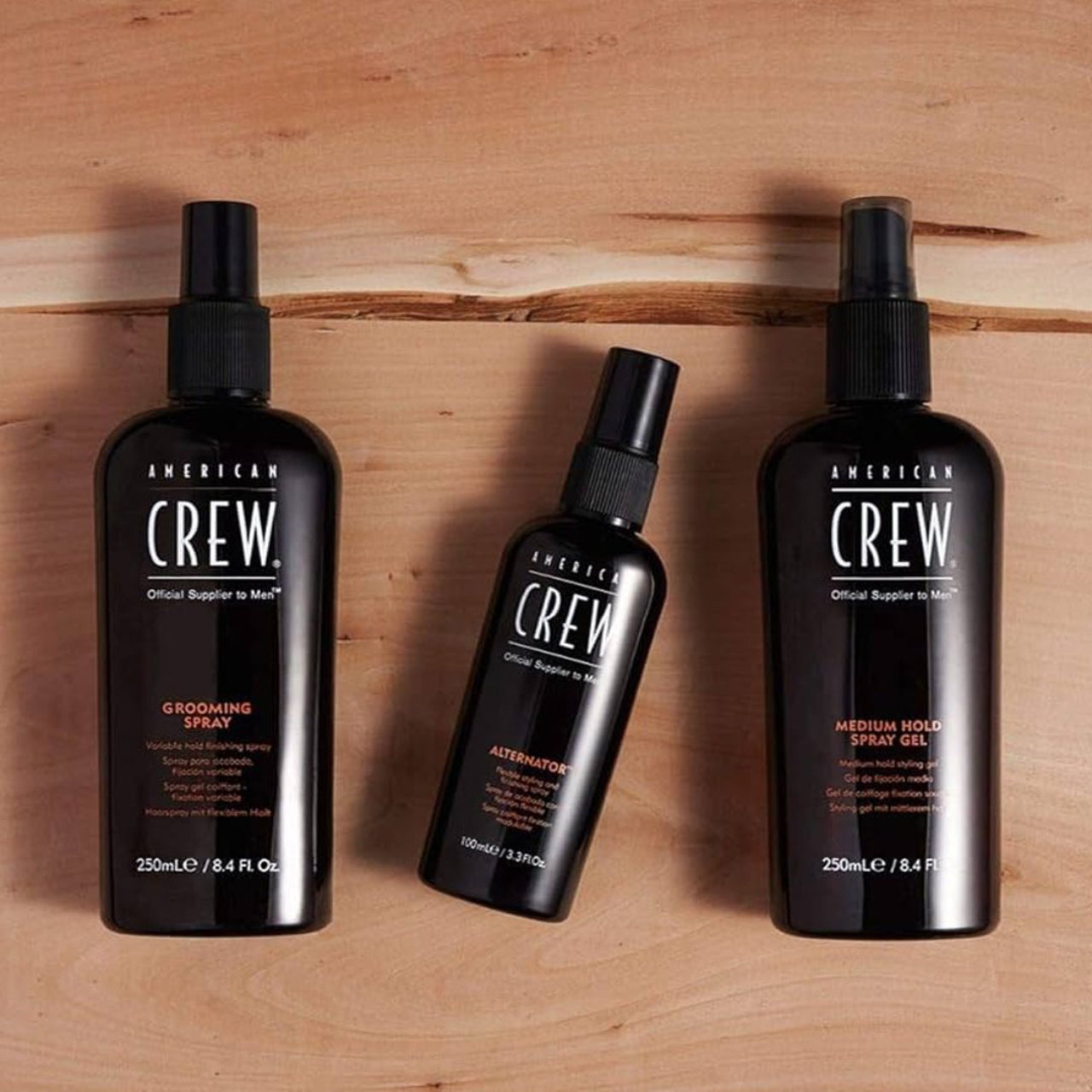 American Crew Alternator Spray used for flexible styling