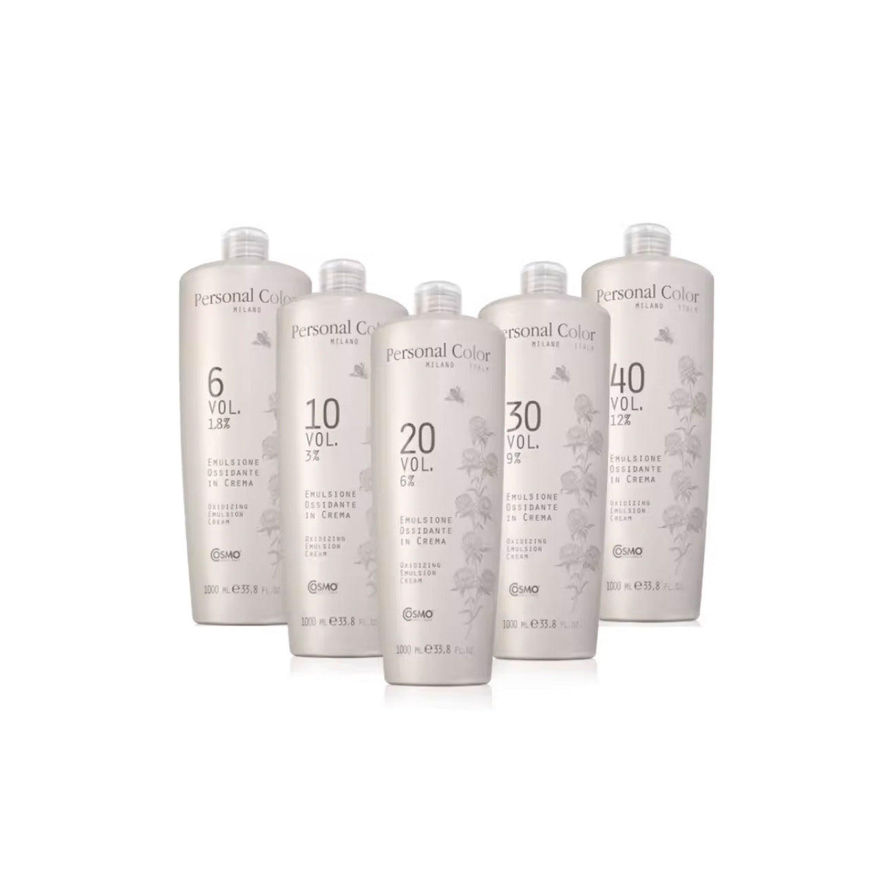 Applying PERSONAL COLOR CREAM PEROXIDE - 30 VOL 9% mixture to hair