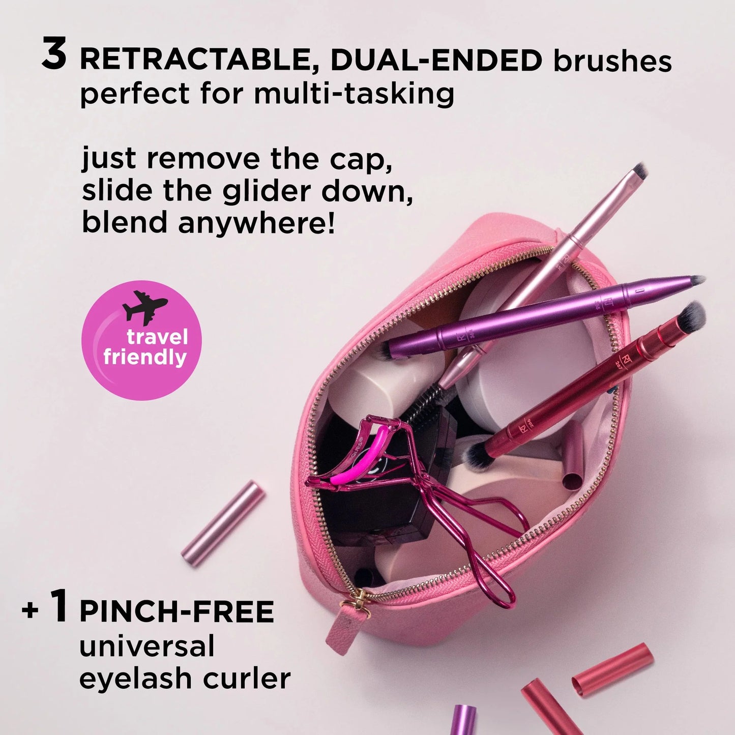 Real Techniques Double Time Brush Plus Lash Set