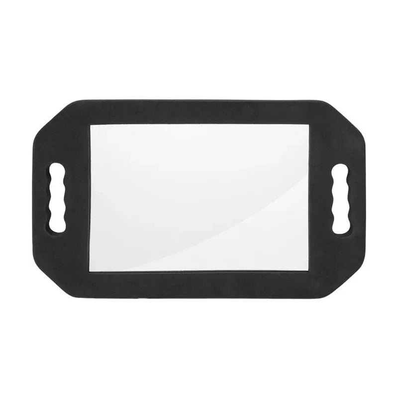 Foam Mirror Rectangle Black