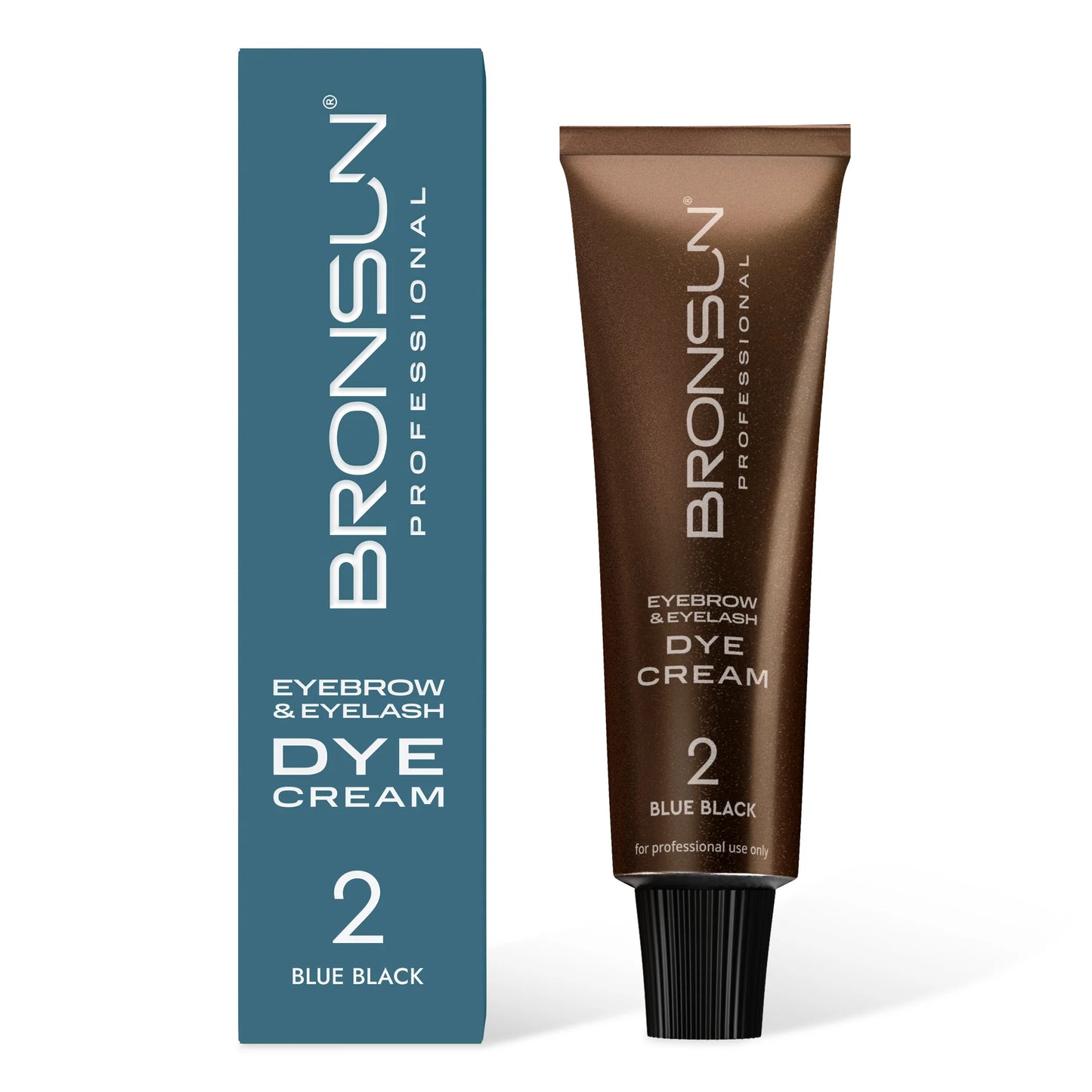 Bronsun Eyelash And Eyebrow Dye Cream 2 Blue Black 15ml