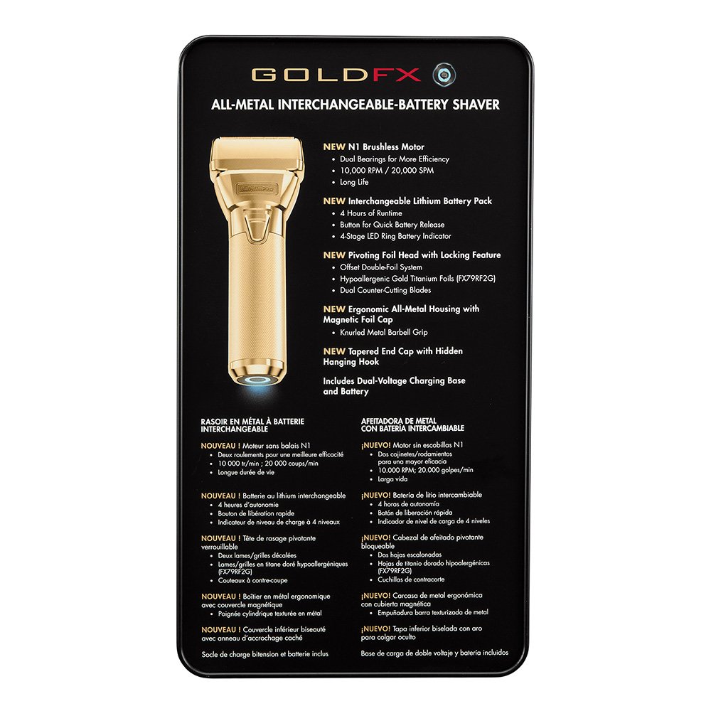 Babyliss Pro Fxone Shaver Gold Fx