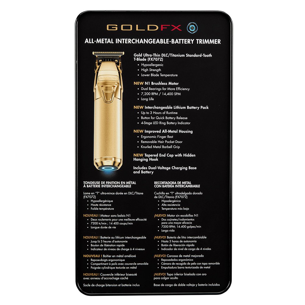 Babyliss Pro Fxone Trimmer Gold Fx