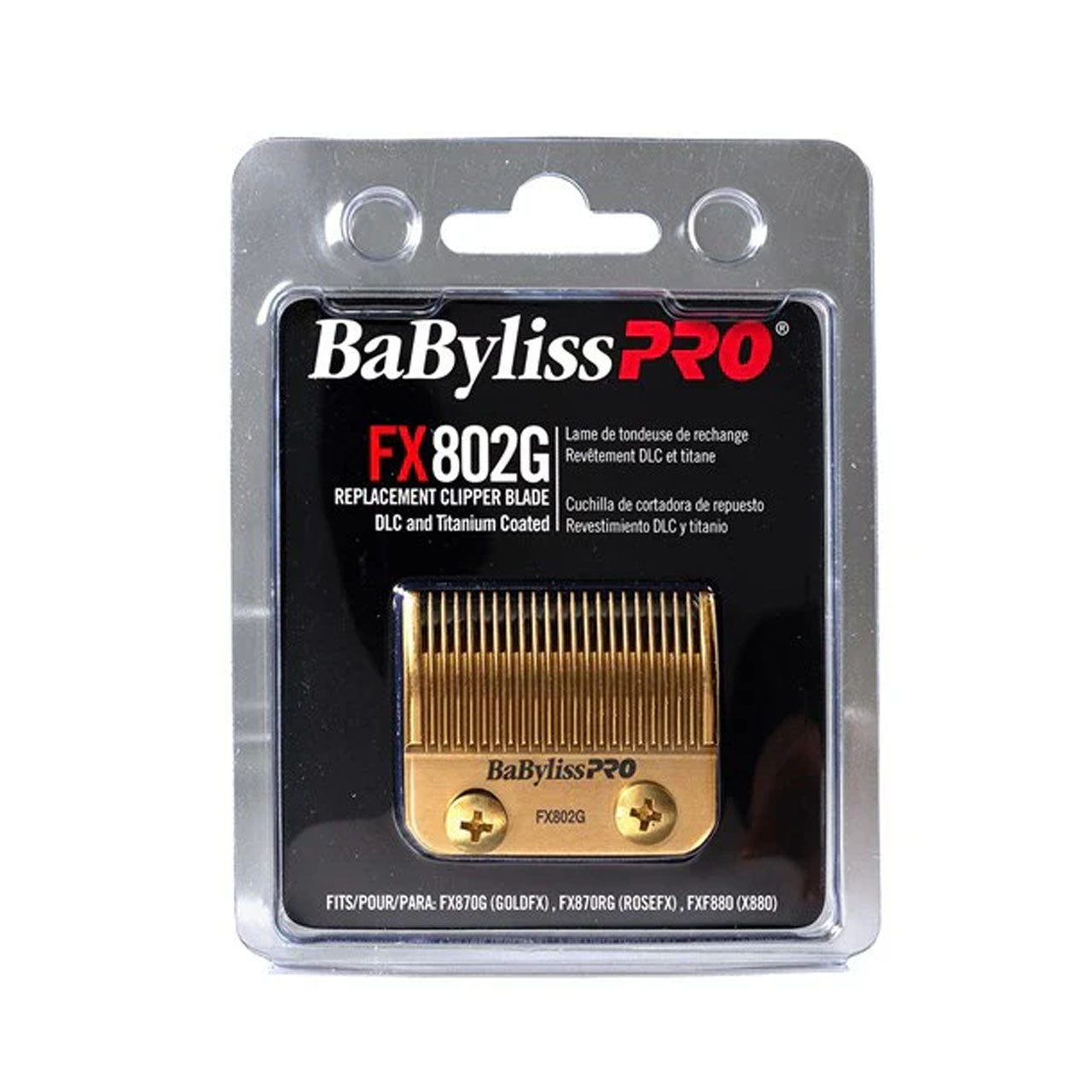 Babyliss Pro Fx802G Gold Clipper Blade