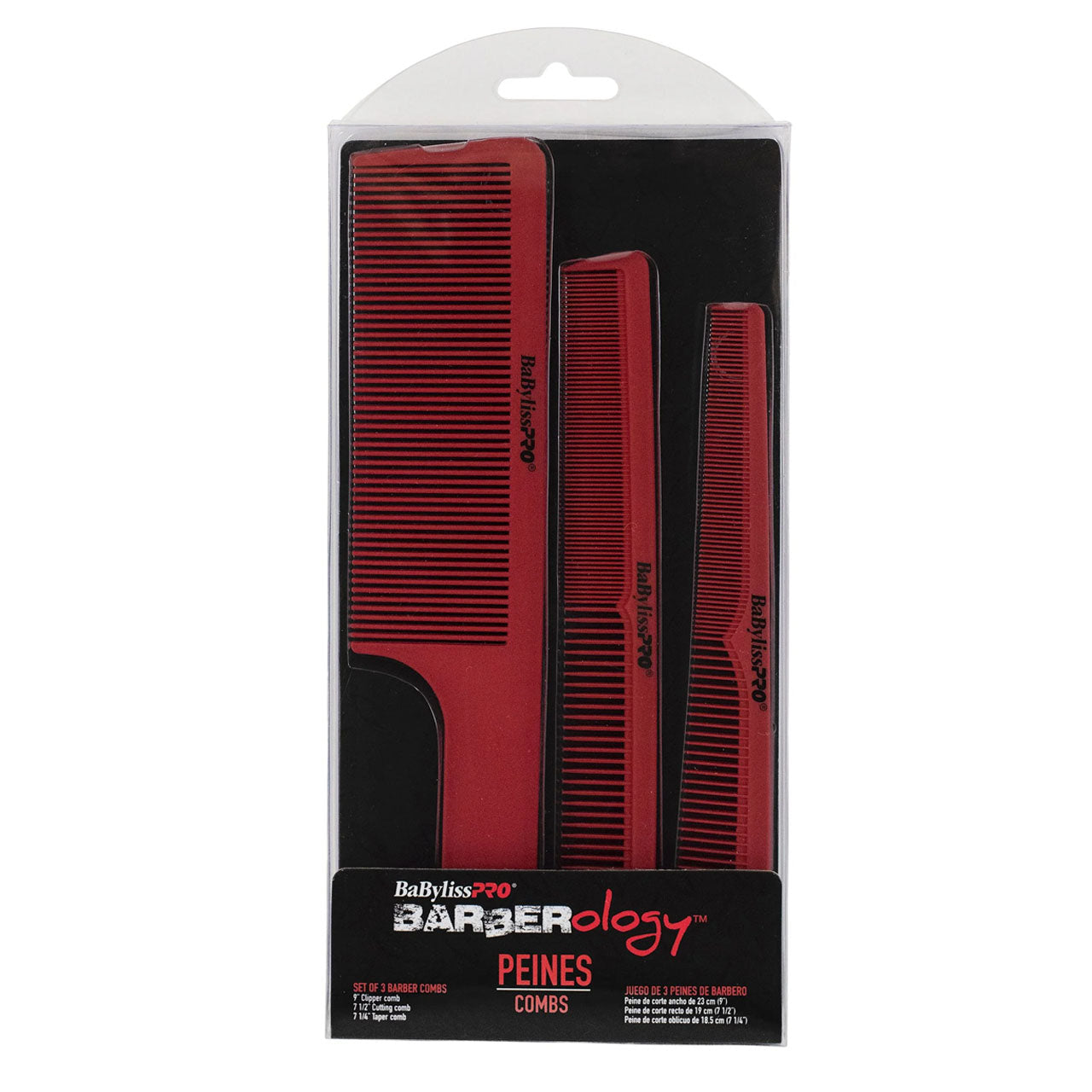*Babyliss Pro Barberology Combs 3 Pieces