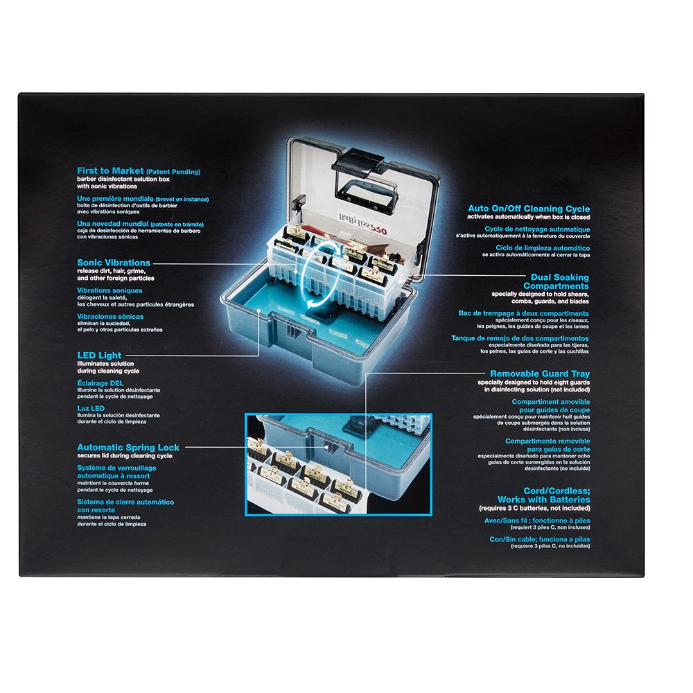 *Babyliss Pro BarberSonic Disinfectant Solution Box