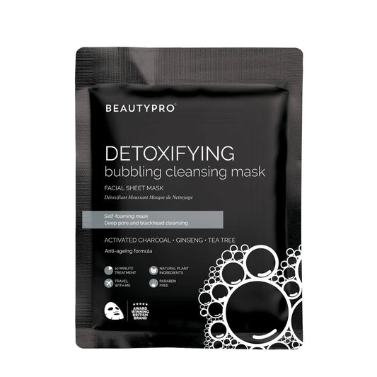 Beauty Pro Detoxifying Bubbling Cleansing Mask With Activated Charcoal