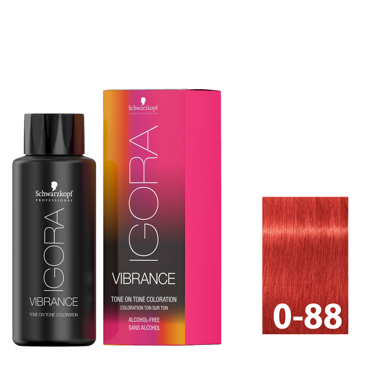 Bold blue hair after using SCHWARZKOPF IGORA VIBRANCE 0-88