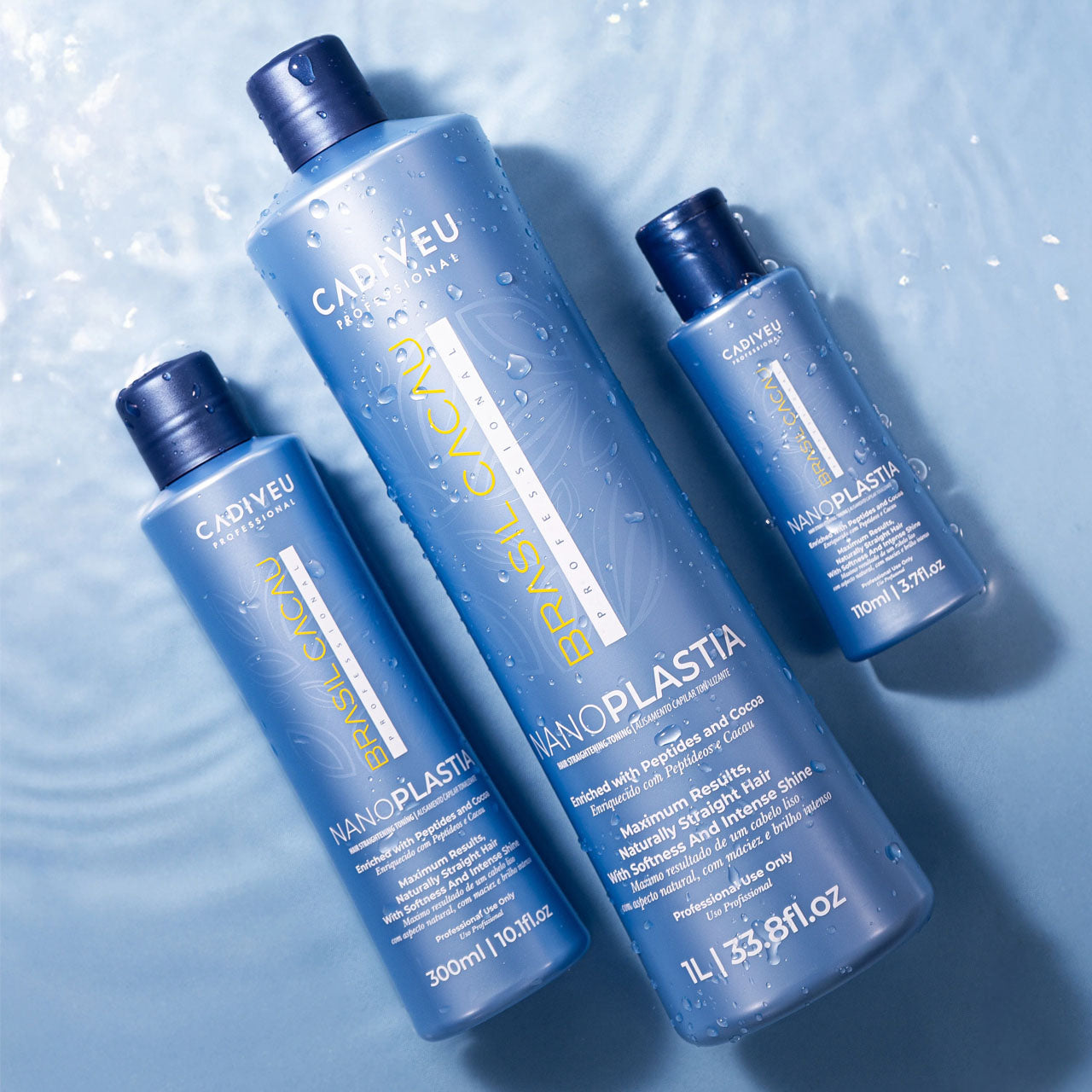 Brasil Cacau Nano PLASTIA Hair Treatment 110ML Includes Shine Serum 65ML