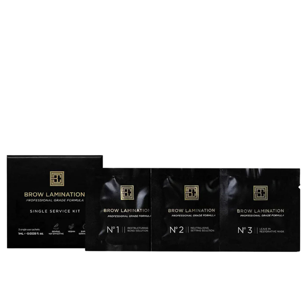 Brow Code Brow Lamination Single Service Kit