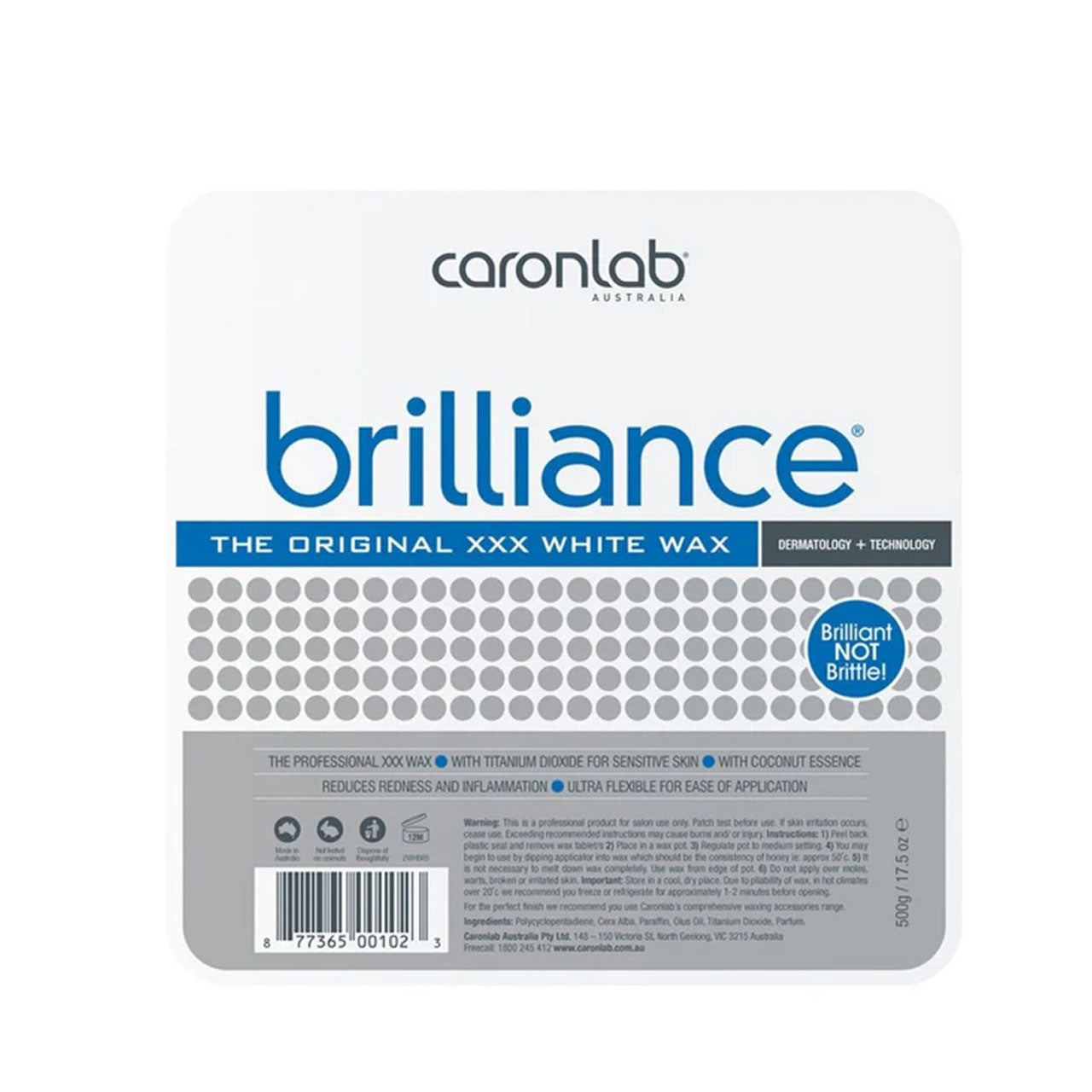Caron Brilliance Hard Wax Pallet 500G