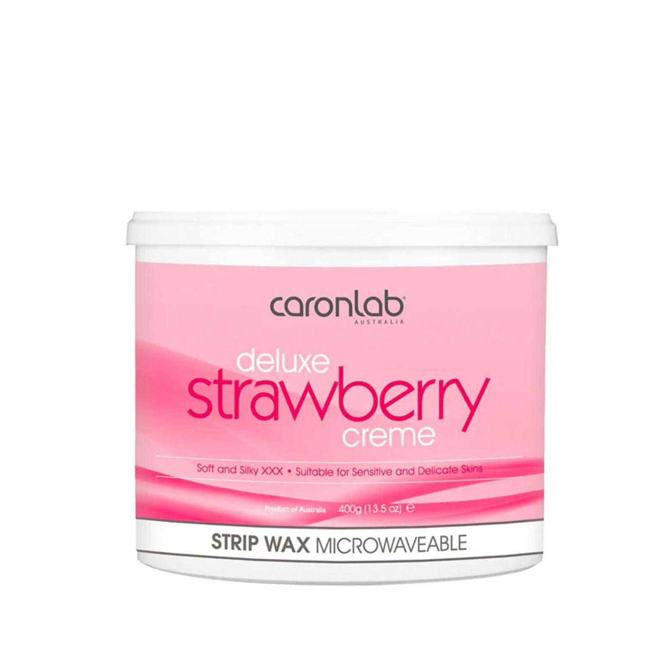 Caron Lab Deluxe Strawberry Creme Strip Wax 400G