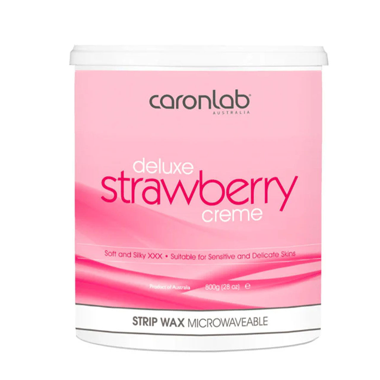 Caron Strawberry Creme Strip Wax Microwaveable 800G