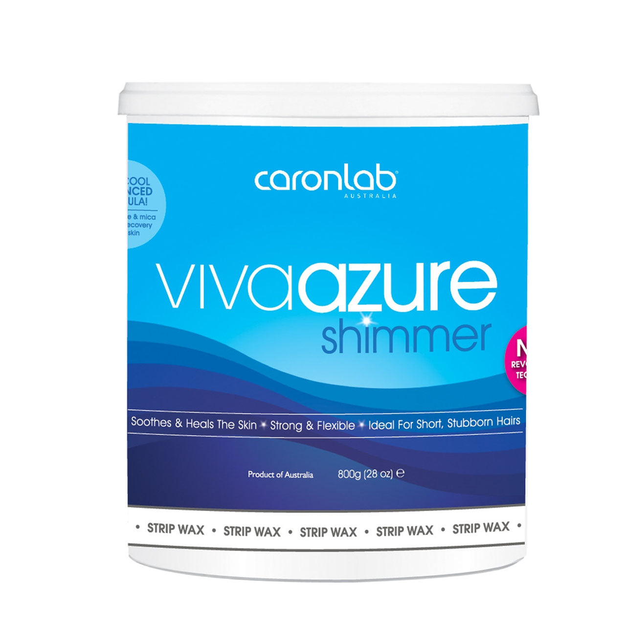 Caron Lab Viva Azure Shimmer Strip Wax 800G
