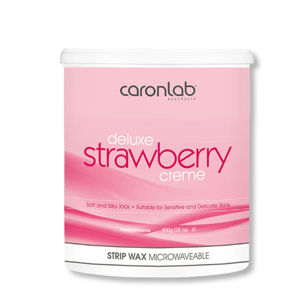 Caronlab Strawberry Creme Strip Wax 800ml