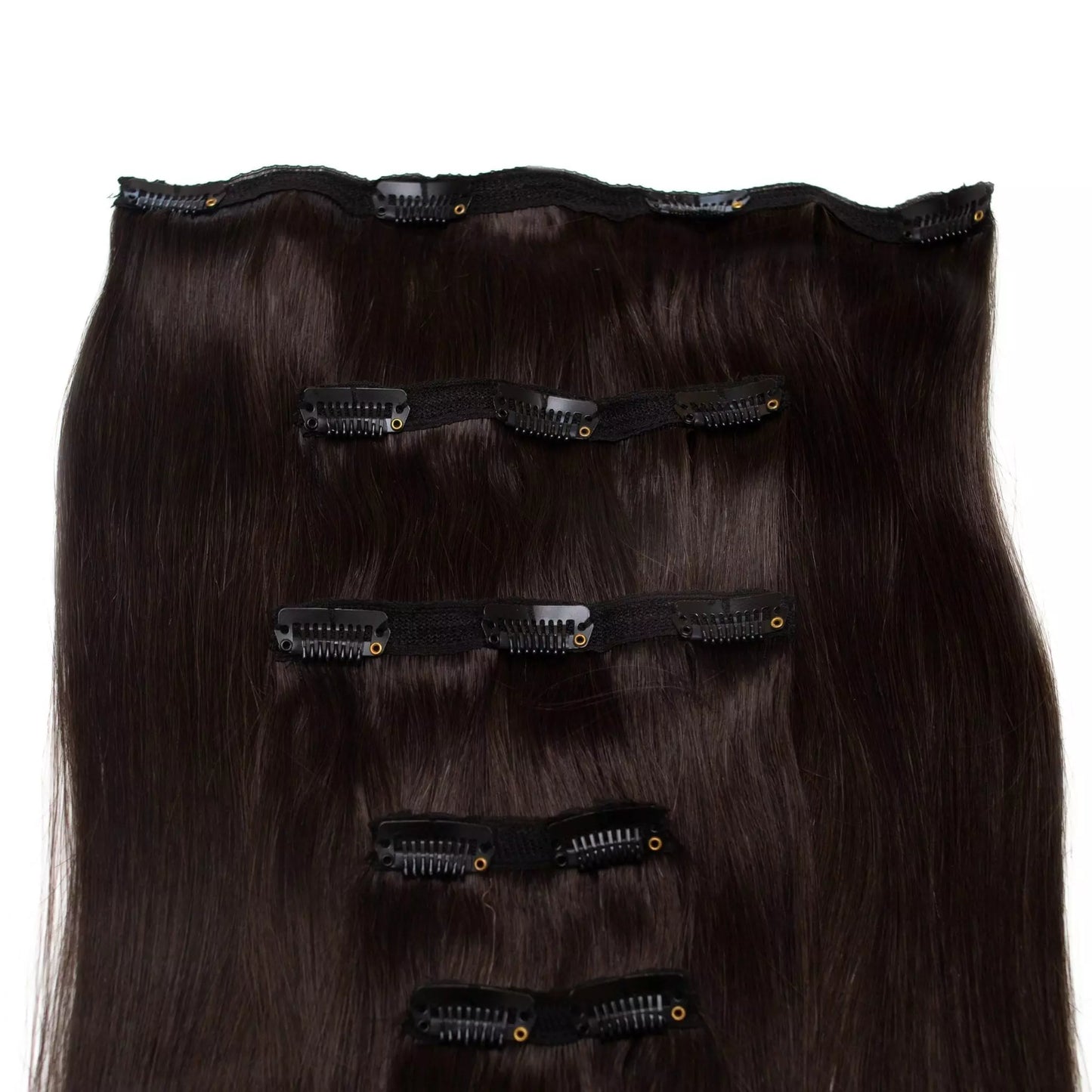 Seamless1 Caviar Clip-inHuman Hair in 5 piece 21.5 Inches